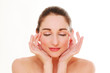 © imacture - Face of a pretty young woman after cosmetic care