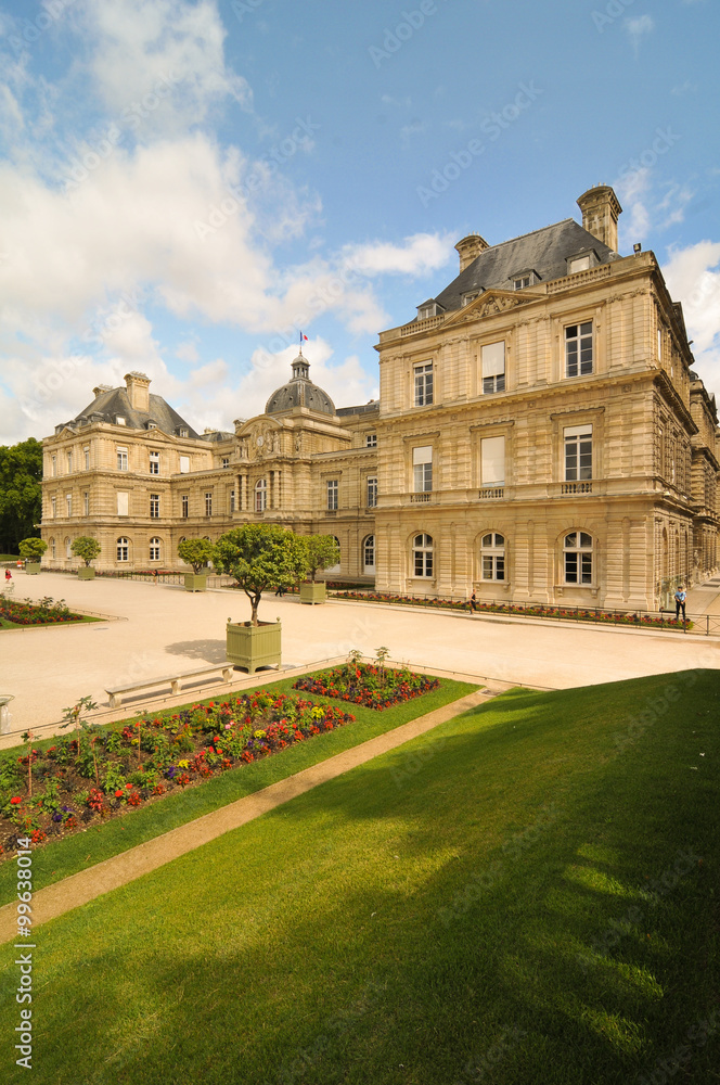 Luxembourg Garden(Jardin du Luxembourg) in Paris, France