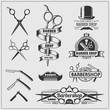 © kate_kmit - Collection of vintage barber shop labels, logo and design element.