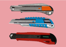 Vector Illustration. Construction Utility Knife In Flat Design.