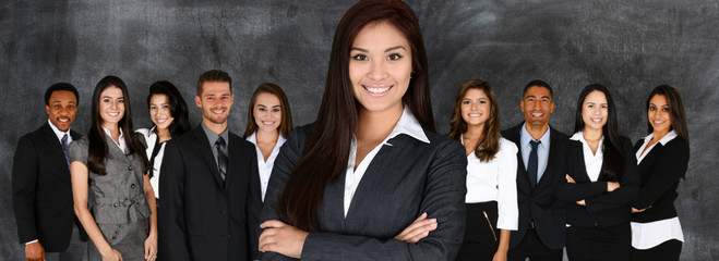 Poster - Business Team At Work