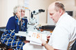 © Kadmy - Male ophthalmologist or optometrist at work