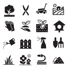 Silhouette Lawn Icons