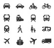 Icons Fahrzeuge und Verkehr