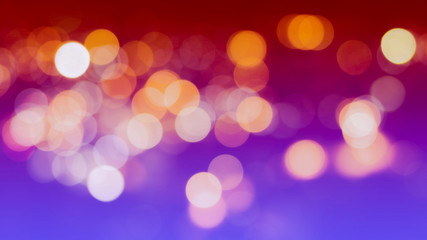Abstract blur bokeh background with real defocused lights.