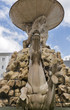 Famous Residenz Fountain in Salzburg, Austria.