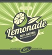 Lemonade retro poster design