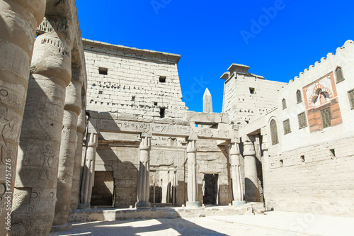 Nowoczesny obraz na płótnie Ancient ruins of Karnak temple in Egypt