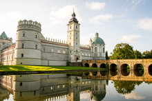 View Of The 16 Century Castle In Krasiczynie Poland