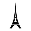 Eiffel Tower / Tour Eiffel in Paris flat icon for apps and websites