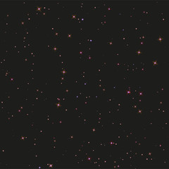 Wall Mural - seamless night sky. stars in night sky
