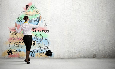 Wall Mural - Business strategy planning