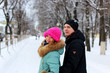 © alexkich - young couple street winter