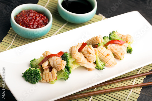 Salade traditionnelle chinoise Tableau sur Toile