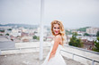 © AS Photo Family - Portrait of the  beautiful blonde bride on roof