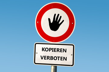 Poster - Strassenschild 51 - Kopieren