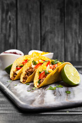 Poster - Delicious beef tacos