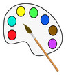 © kuchina - vector brush and paints
