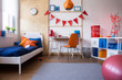 © Photographee.eu - Bedroom and study room combination
