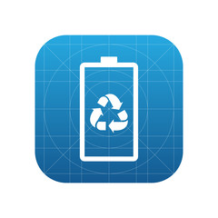 Wall Mural - Eco battery icon for web and mobile