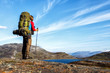Long Distance Hiker in Sweden