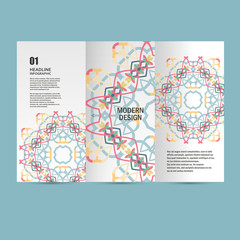  Vector pattern beautiful pattern on printed product. Design for books, banners, pages advertising