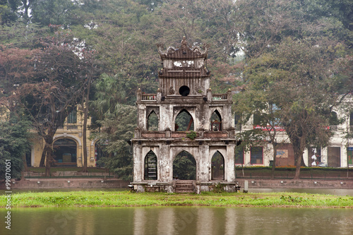 Foto Beautiful ancient architecture in Vietnam, Hanoi