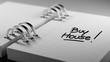 © xtock - Closeup of a personal agenda setting an important date represent