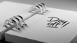 © xtock - Closeup of a personal agenda setting an important date represent