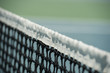 tennis net close up
