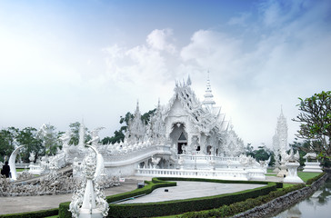 Wall Mural - Chiang Rai Thailand, Wat Rong Khun white temple