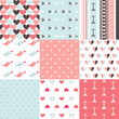 Seamless pattern Valentine's day
