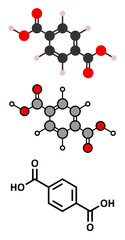 Sticker - Terephthalic acid, polyester (PET, polyethylene terephthalate) 