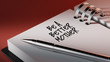 © xtock - Closeup of a personal agenda setting an important date writing w