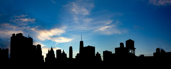 Wall Mural - New York City Panoramic Skyline Buildings