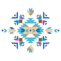 Wall Mural - colorful tribal design element