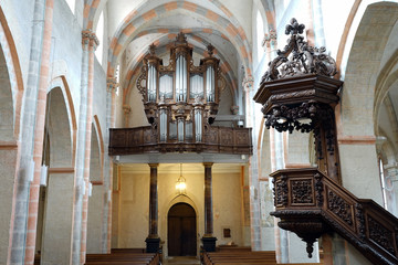 Poster - Organ and balcony in church