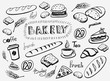 © squirrel_art - vector hand drawn bread icon sketch doodle