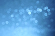 canvas print picture - Blauer Hintergrund mit Lichtkreisen, Winter-Design Background