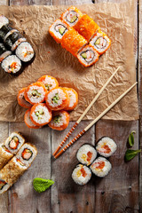 Canvas Print - Set of Maki Sushi