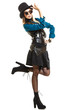© Voyagerix - Cool girl in steampunk style.