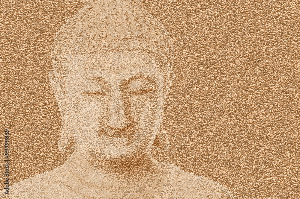art grunge buddha statue texture illustration background - obrazy, fototapety, plakaty 