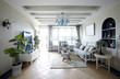 © lichaoshu - Mediterranean-style living room interiors