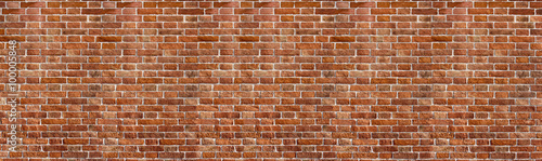 Vintage red brick wall texture