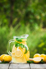 Canvas Print - Lemonade in the jug