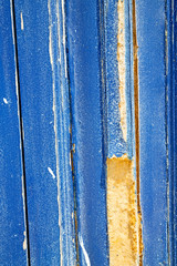 greece home texture of a blue antique wooden