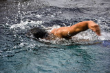 Fototapeta Łazienka - Man swimming