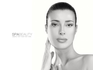 Wall Mural - skin care concept. spa woman. beauty face.
