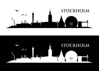 Wall Mural - Stockholm skyline