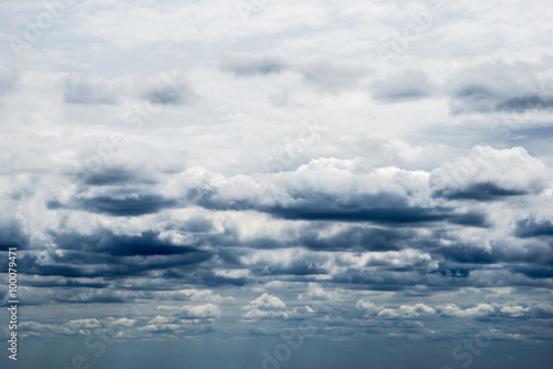 Fototapeta do kuchni Multiple layers of ominous storm clouds.